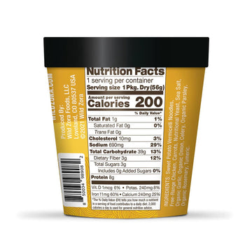 Wild Zora Vermicelli Noodle Soup - Instant Cup Of Soup Snack W/Sweet Potato Glass Noodles, Gluten Free Soup Made W/Real And Trad