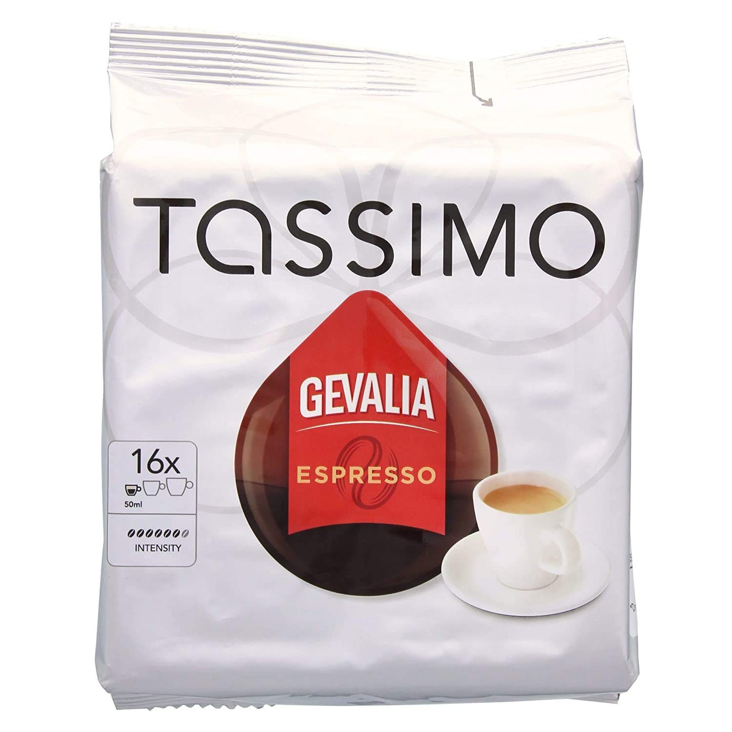 Tassimo Gevalia Kaffe Espresso T-Discs, 80 Count Pack of 5, Model 4300001326