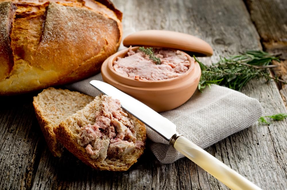 Hénaff Country Pâté, French Pork Pâté de Campagne - 130g, 4 Pack