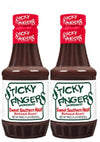Sticky Fingers Sweet Southern Heat Barbecue Sauce - Pack of 2 - 18oz Bottles