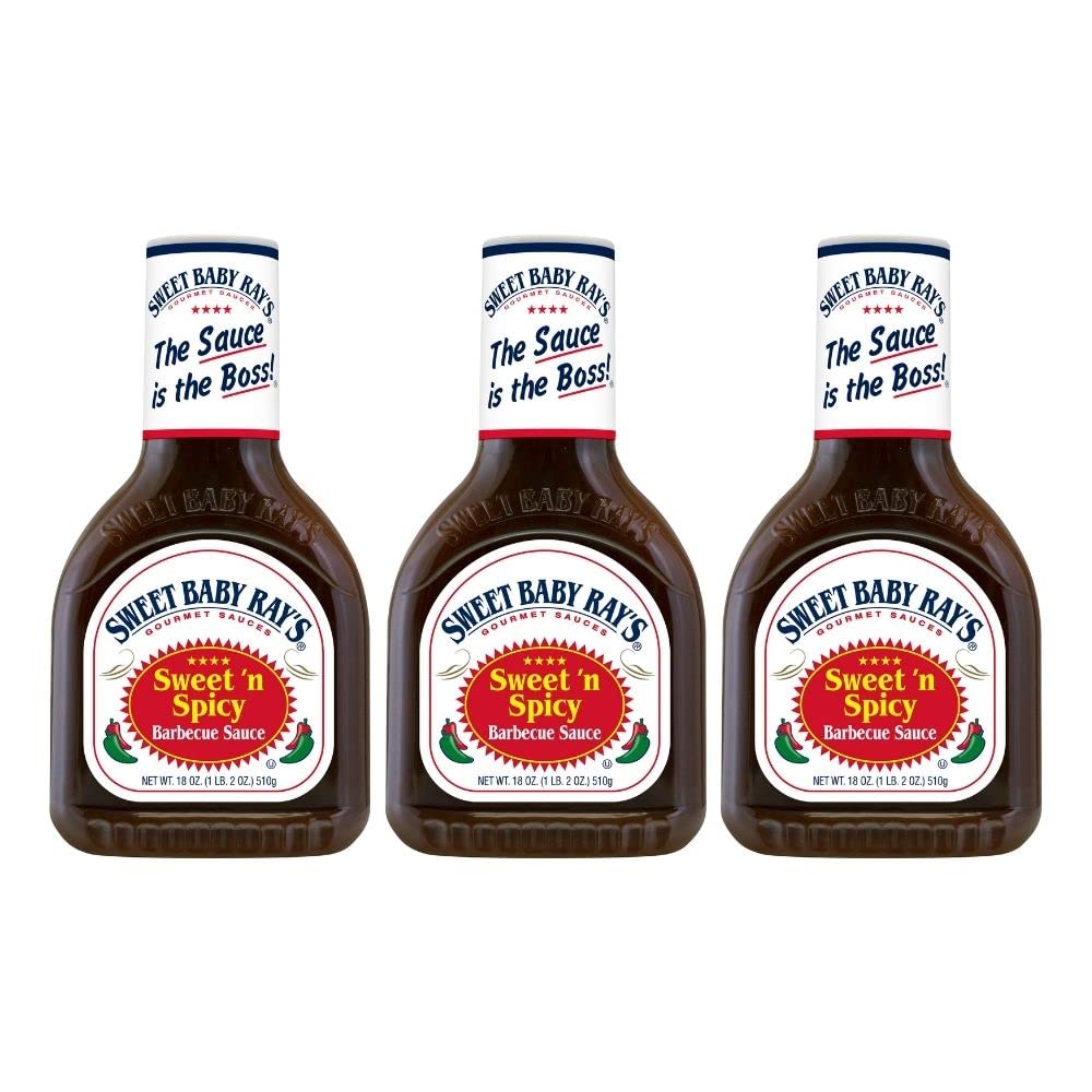 Sweet Baby Rays Sweet N Spicy Barbecue Sauce (18 Ounce (Pack of 3))