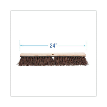 Boardwalk 20124 Floor Brush Head, 3 1/4-Inch Natural Palmyra Fiber, 24-Inch (Bwk20124)