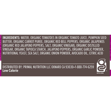 Primal Kitchen No Dairy Spicy Queso Style Plant Based Dip 11.5 Oz