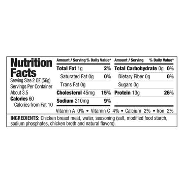 Kirkland Signature Chicken Breast, 12.5 Oz - 6 Count (Pack Of 2) | Total 12 Count