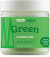 Nutricost Green Plant Based Food Coloring From Pandan Leaf Powder (50 Servings) - Nutricolor Color Alternative For Food & Bevera