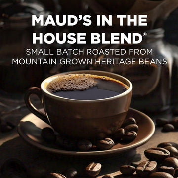 Maud'S Medium Roast Coffee Pods, 100 Ct | In The House Blend | 100% Arabica Medium Roast Coffee | Solar Energy Produced Recyclab