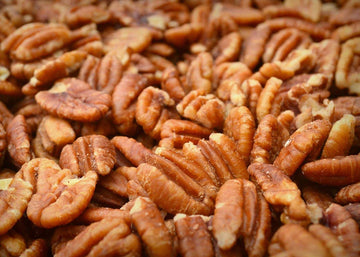 Pecan Shop Native Pecan Halves, Family Recipe Crispy, Soaked and Dried with Sea Salt, 1 Lb.