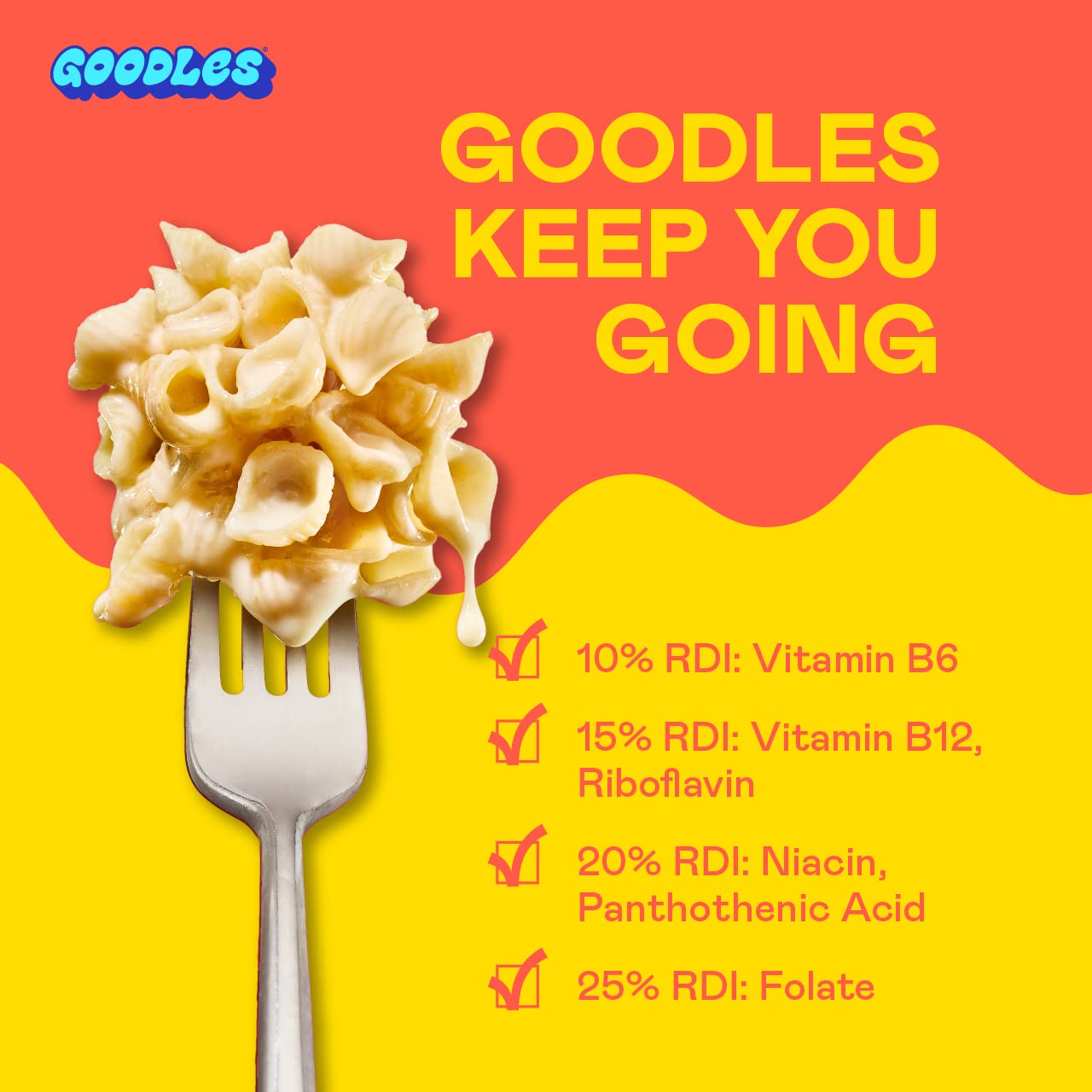 Goodles Shella Good Aged White Cheddar And Shells Pasta - Nutrient Packed With Real Cheese, Fiber, Protein, Prebiotics, Plants,