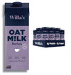 Willas Organic Oat Milk - Unsweetened Oat Milk, Shelf Stable Milk, Organic Non GMO Oat Milk Unsweetened, Low Sugar Oatmilk (1g)