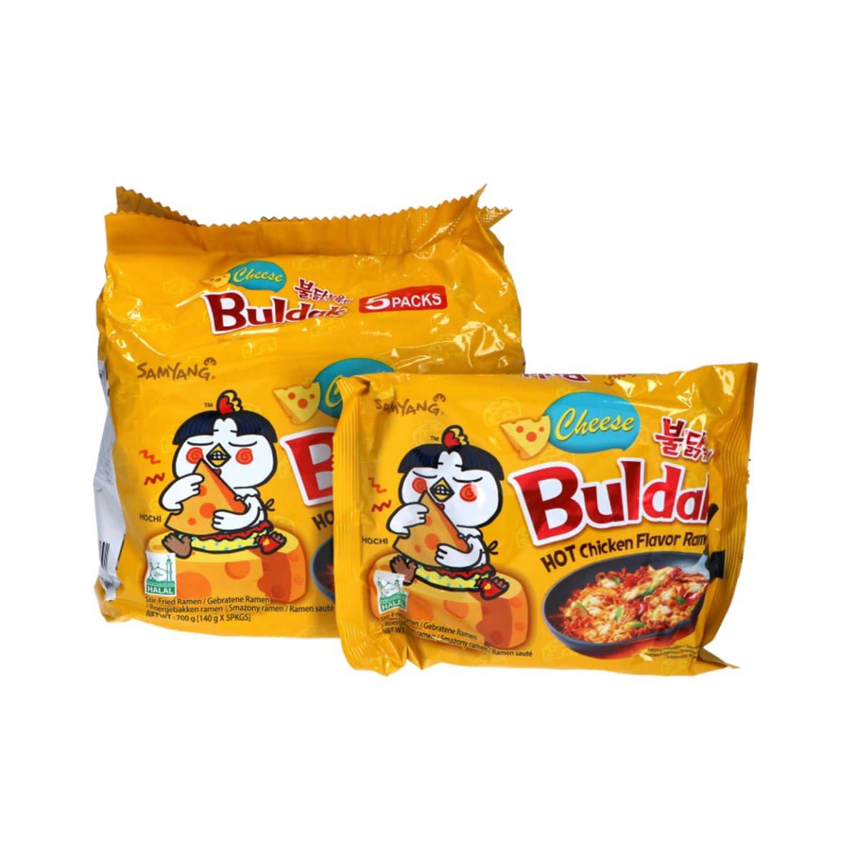 Samyang Cheese Flavor Buldak Ramen Pack of 5