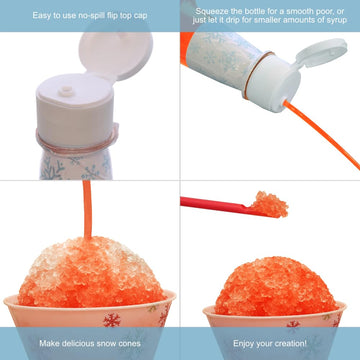 3-Pack Orange Cream, Tiger's Blood, Grape Syrup for Snow Cones, Homemade Sodas, Cocktails, Coffee, Baking and More - Time For Tr