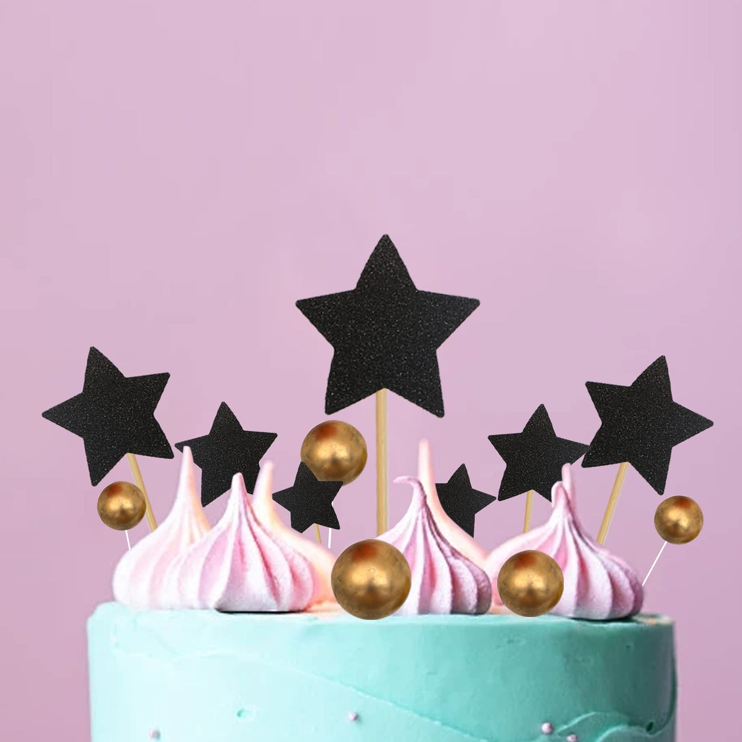 16 Pcs Basketball Cake Toppers, Basketball Theme Cake Decoration For Boy Birthday Basketball Cake Party Decorations Basketball P