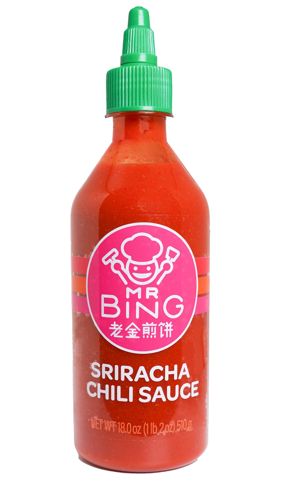 Mr. Bing Sriracha Chili Sauce 18Oz | Made With Thai Chilis From Family Owned Farms | Spicy Bold Flavor Perfect For Sauces, Dips,