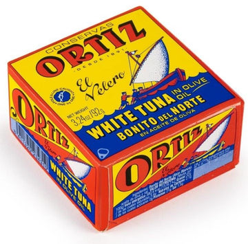 Ortiz White Tuna In Olive Oil Tin, 92-Grams (Pack Of 5)