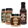 Big Poppa Smokers BBQ Seasoning Kit - Brisket & Steak Seasoning, Beef Injection, Garlic & Pepper Mix, Grannys BBQ Sauce - 4-Pack