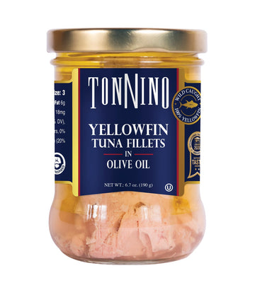 Tonnino Tuna in Olive Oil fillet, Fad-free, 6.3oz