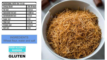 Kataifi Shredded Fillo Phyllo Dough, Baked Kataifi Pastry, 3.5 Oz. (100 Gr), Ingredient Of Dubai Chocolate Pistachio Bars, Knafe