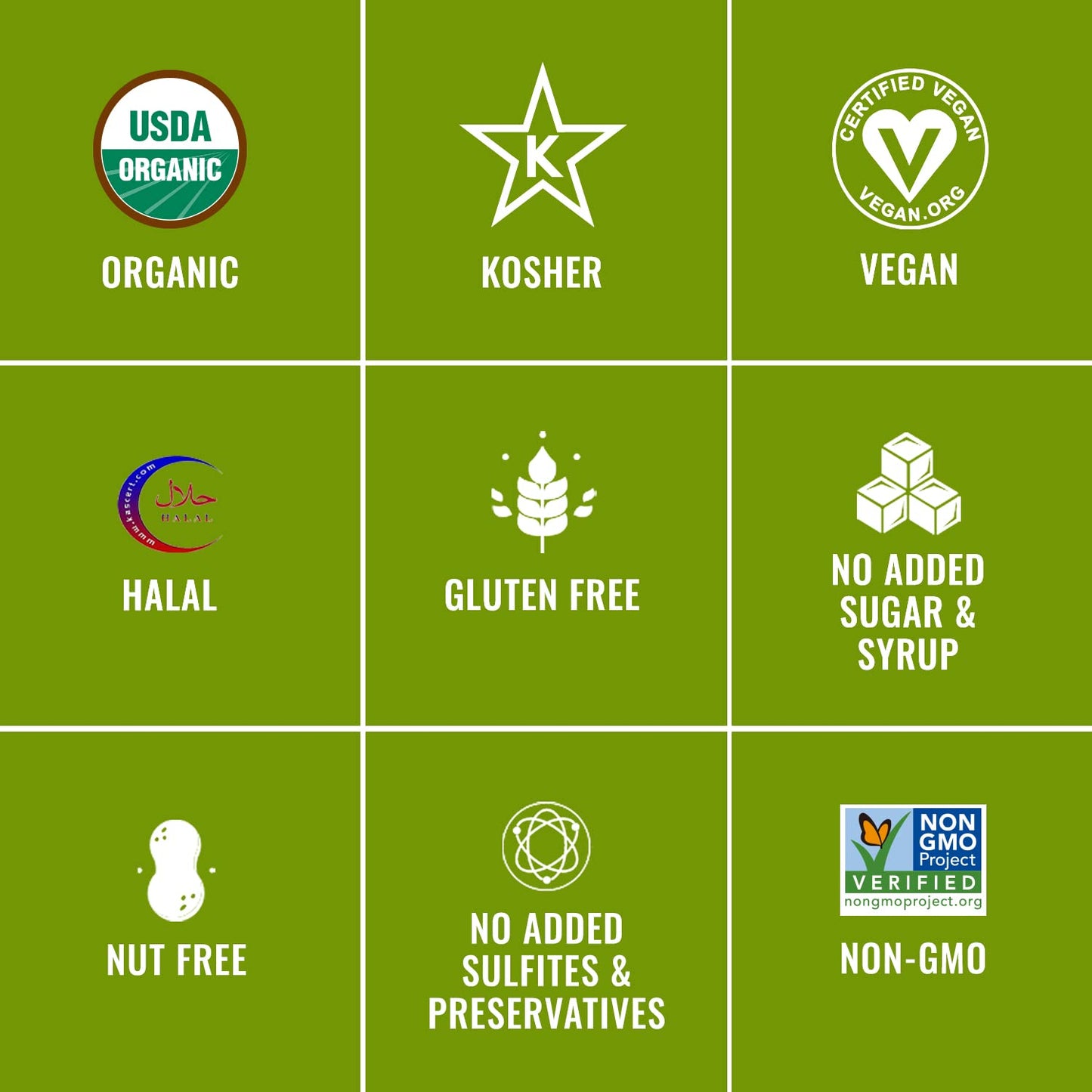 Organic Prebiotic Dried Figs - Sunny Fruit - (6 Bags) - (5) 1.76Oz Portion Packs Per Bag | Purely Figs - No Added Sugars, Sulfurs Or Preservatives | Non-Gmo & Kosher