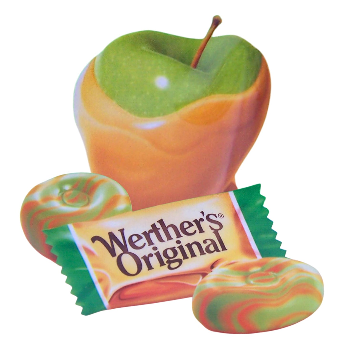 Storck Werthers Original Caramel Apple Hard Candies, Individually Wrapped, 8.57 oz, Limited Edition
