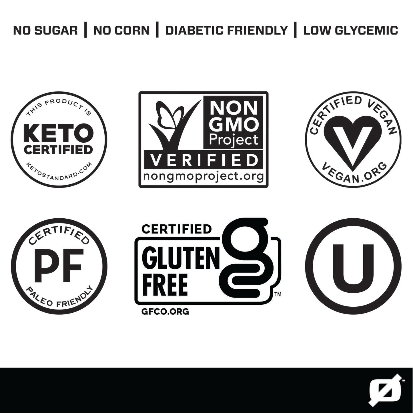 SNØ Pure Birch Xylitol Sweetener - Low Calorie, Non-GMO, Vegan - 5lb Resealable Bag