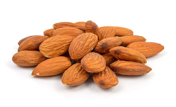 Farm Fresh Nuts Dry Roasted Almonds - Vegan & Keto Friendly - 4 Lbs - Nonpareil Supreme - Brown