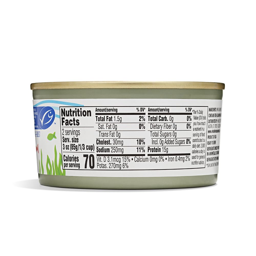 365 By Whole Foods Market, Wild Fancy Pink Salmon, 6 Ounce