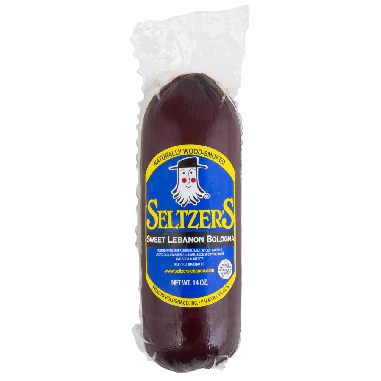 Seltzer's Sweet Lebanon Bologna Chubs 14 oz (4 Pack)