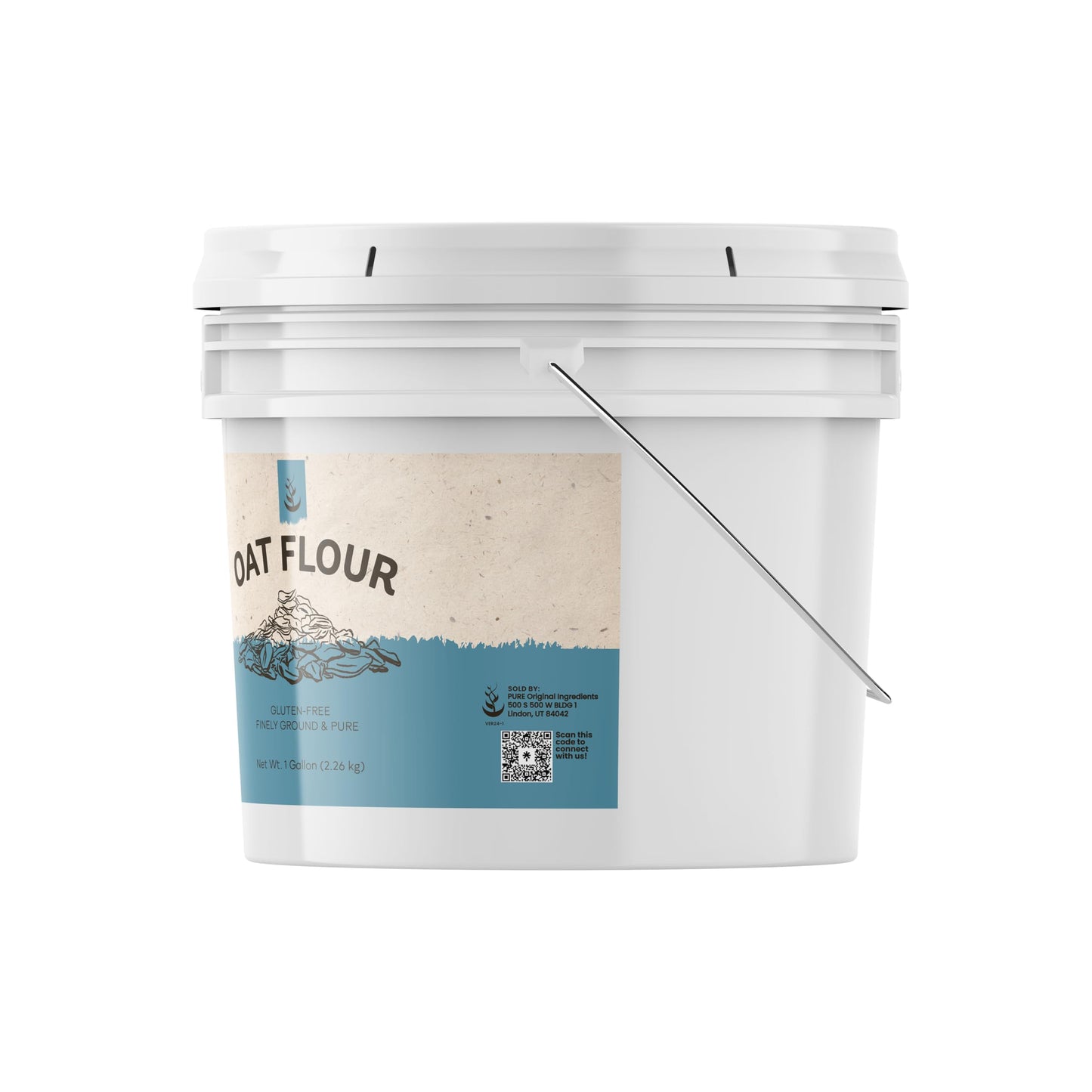 Oat Flour (1 Gallon) Gluten-Free Baking, Non-Gmo, Finely Ground & Pure