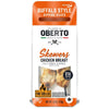 Oberto Fully Cooked Seasoned Buffalo Chicken Skewers, 4 Ounce -- 30 per case.