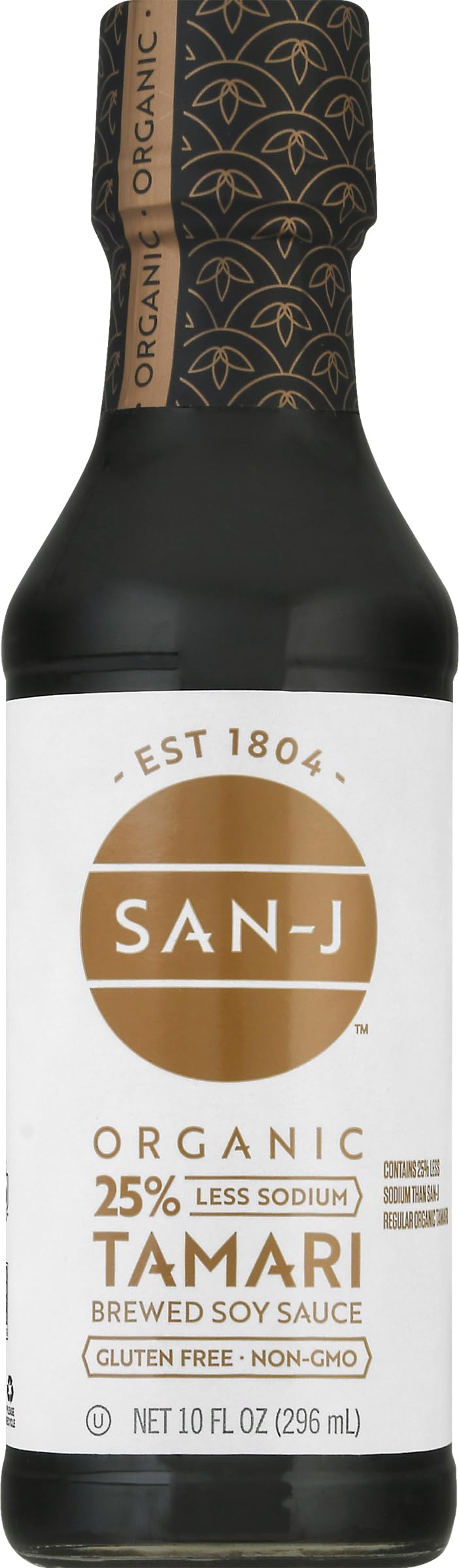 San-J Organic Tamari Soy Sauce, Reduced Sodium, 10 Fl Oz