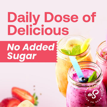 Dr. Smoothie 100% Crushed Strawberry Banana - No Added Sugar, Made With Real Fruits/Fruit Juice - Vegan, No Artificial Colors Or