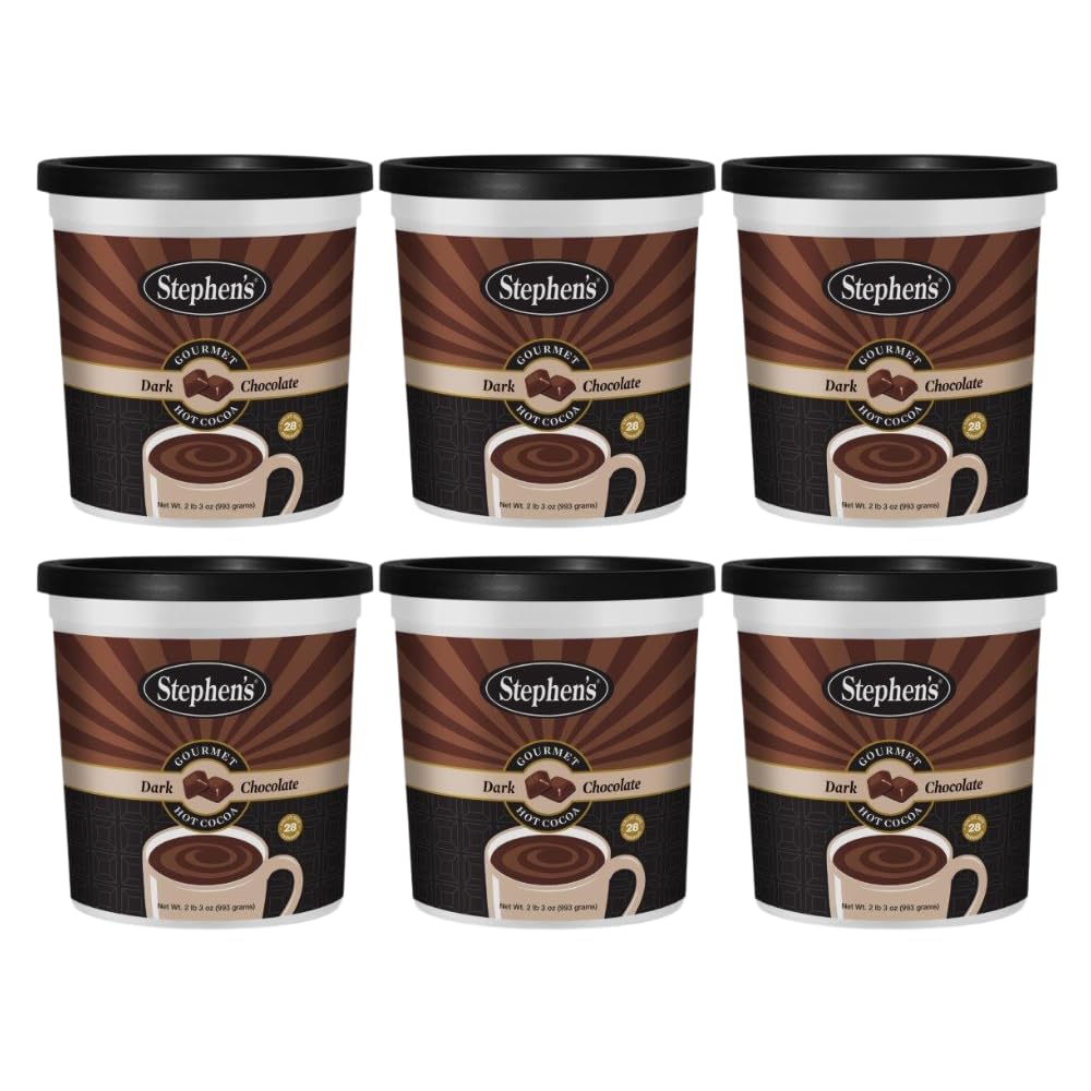 Stephen's Gourmet Hot Cocoa (Pack of 6, Dark Chocolate)