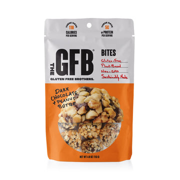 The Gluten Free Bar, Protein Bites, Dark Chocolate Peanut Butter, 4 Ounce, Vegan, Dairy Free, Non Gmo, Soy Free