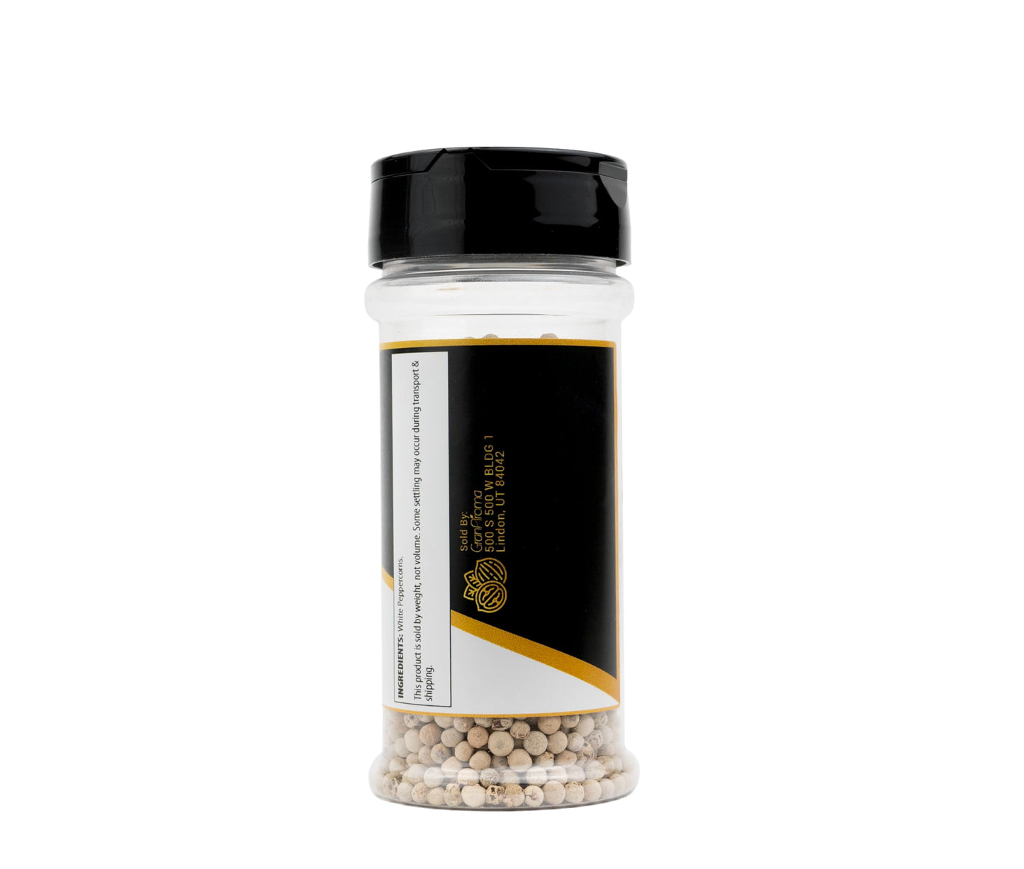 GranAroma White Peppercorns, Sauces & Soups, Bright Flavor, Versatile Spice (4 Ounce)