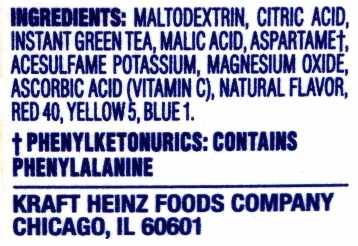 Crystal Light Peach Mango Green Tea Drink Mix, 10-Quart Canister (Pack of 3)