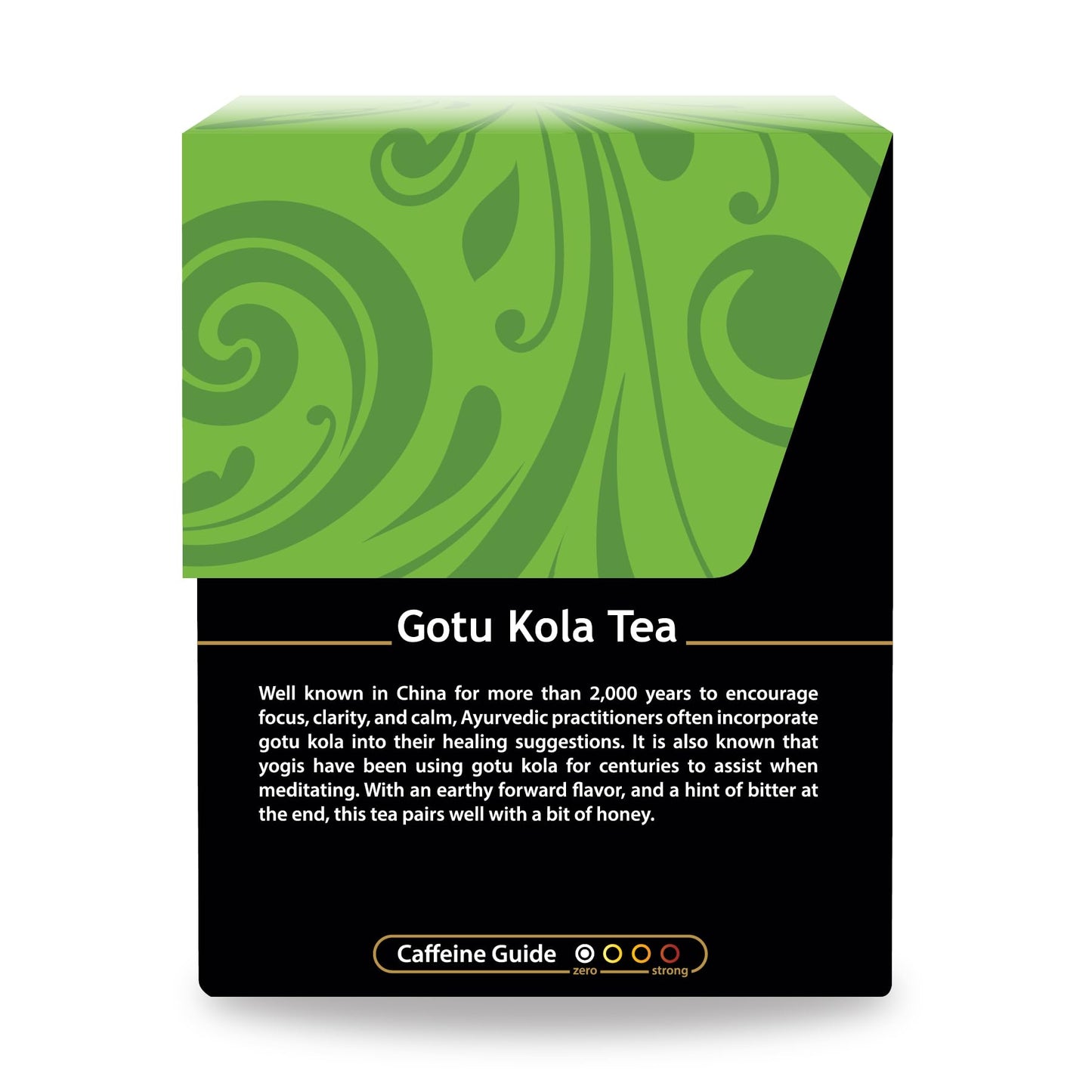 Buddha Teas Organic Gotu Kola Herbal Tea - Caffeine Free - 18 Tea Bags - Non-GMO & OU Kosher
