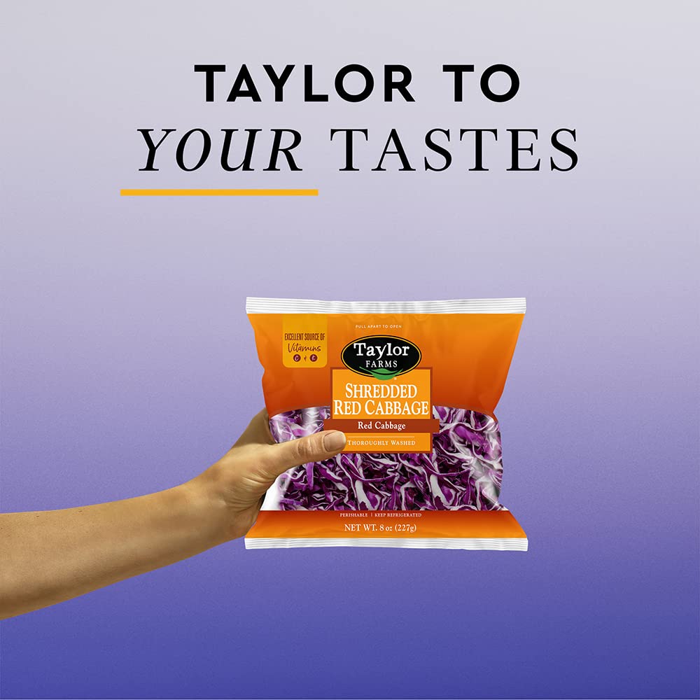 Taylor Farms Shredded Red Cabbage, 8 oz