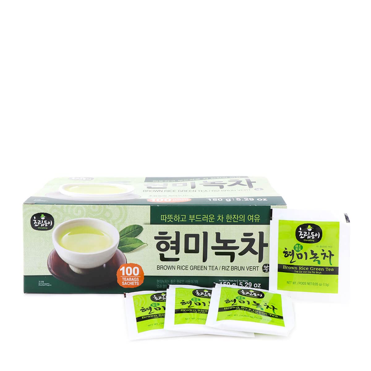 Choripdong Brown Rice Green Tea 100T 5.29oz (150g)