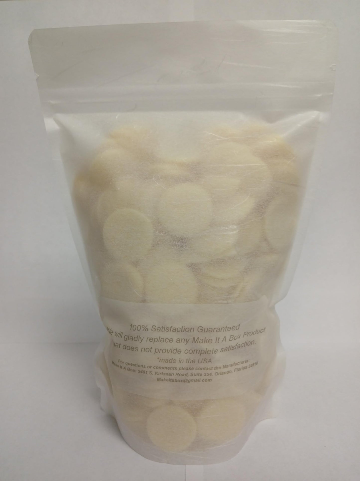 Cocoa Butter Wafers Organic 1LB