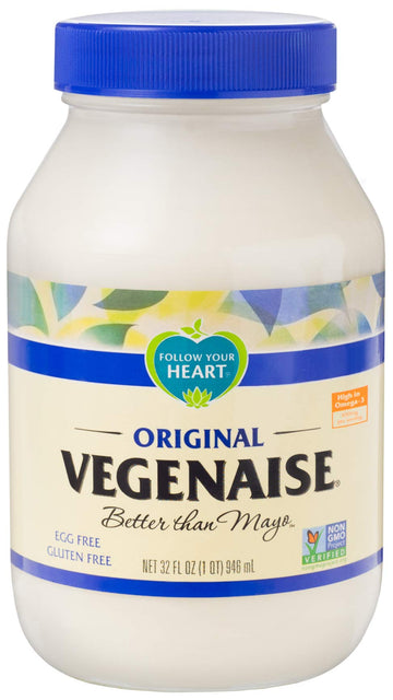 Follow Your Heart Original Vegenaise, Vegan Friendly, Kosher, Non-GMO, 32 Fluid Ounce (Pack of 6)