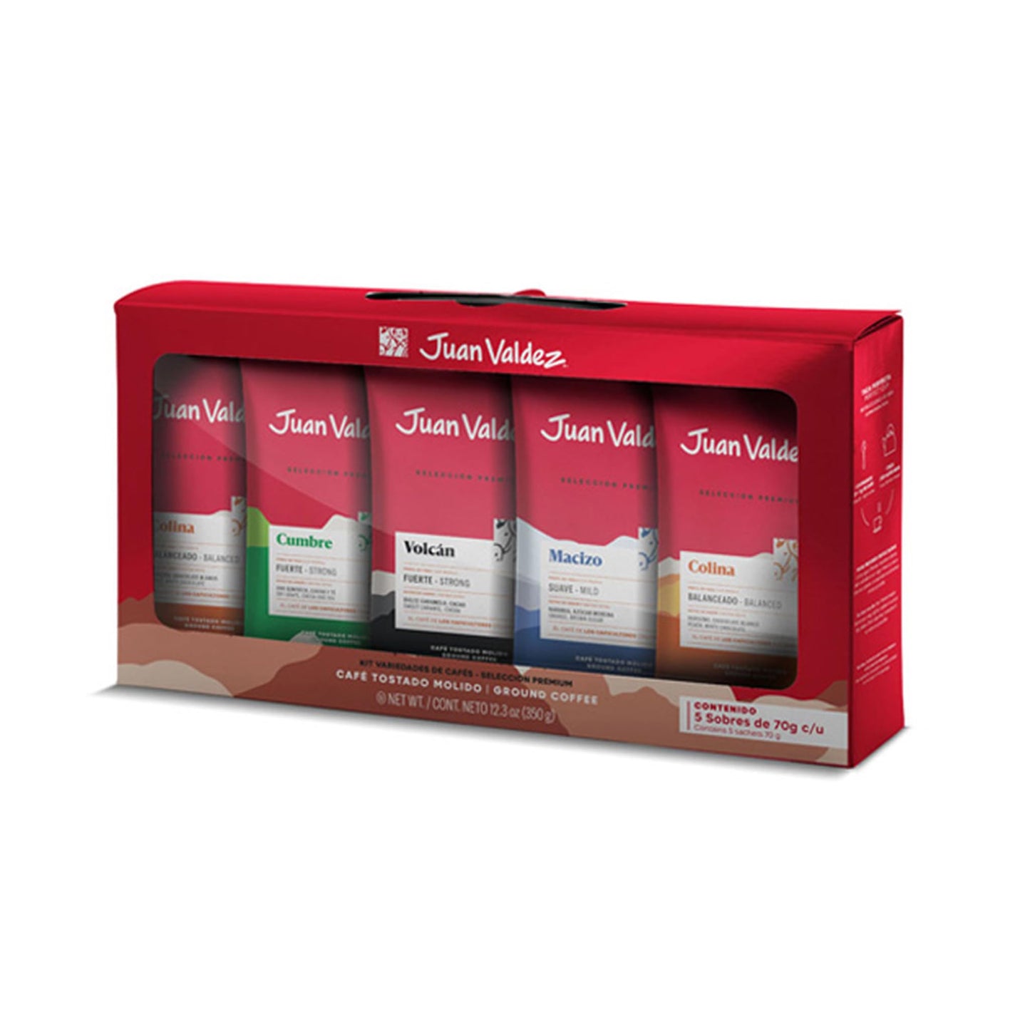 Juan Valdez Premium Selection Ground Coffee 5 Piece Kit