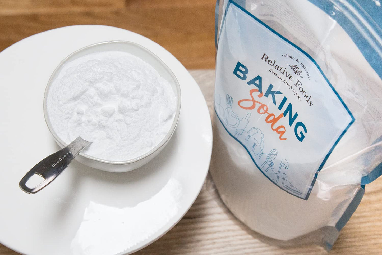 Relative Foods Baking Soda for Cooking, cleaning, & More - Gluten Free Sodium Bicarbonate Baking Mix w/No Preservatives - Alumin
