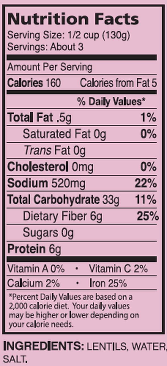 Delallo Canned Lentils, 14 Ounce Can 12-Pack, For Pastas, Soups, And Dips, Made In Italy