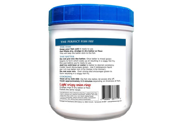 Cooking Wild Seasonings Light and Crispy Fish Batter, Original Recipe, 40 Ounce Jar, Perfect for Fish Fry, Onion Rings, Chicken