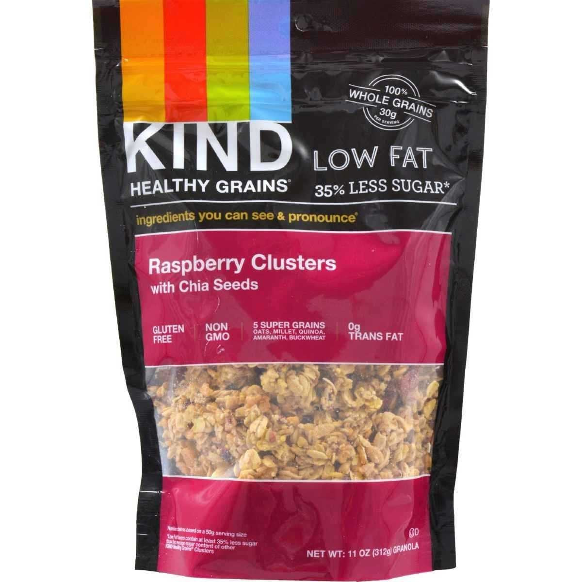 Raspberry Clusters with Chia Seeds 11 Ounces (Case of 6)