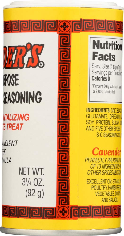 Cavender'S All Purpose Greek Seasoning - 3.25 Oz (Pack Of 3)-