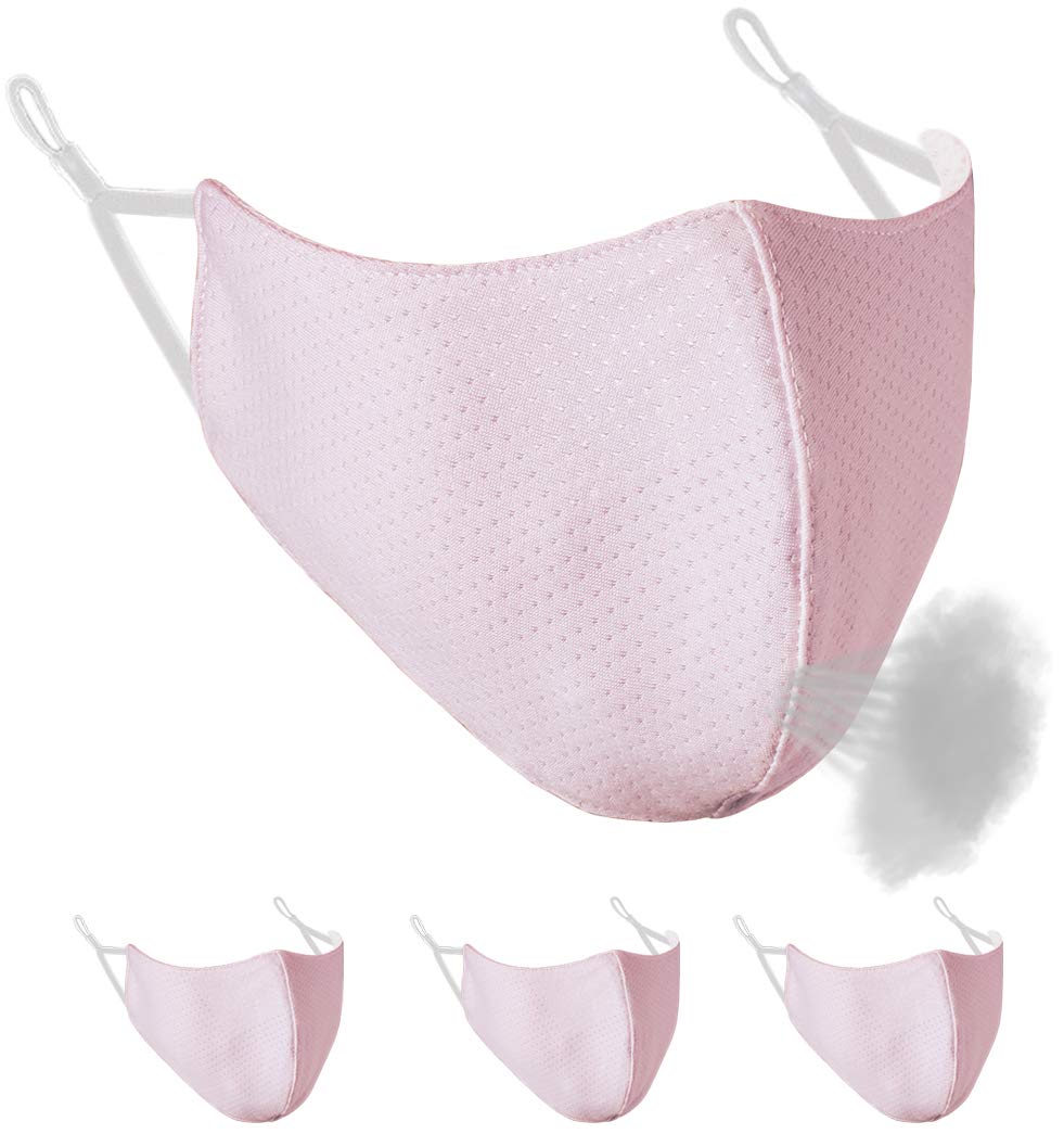 Borgasets Face Mask Reusable For Women Youth Adjustable Breathable Comfort Sport Mask Full Washable Safety Exercise Face Masks F