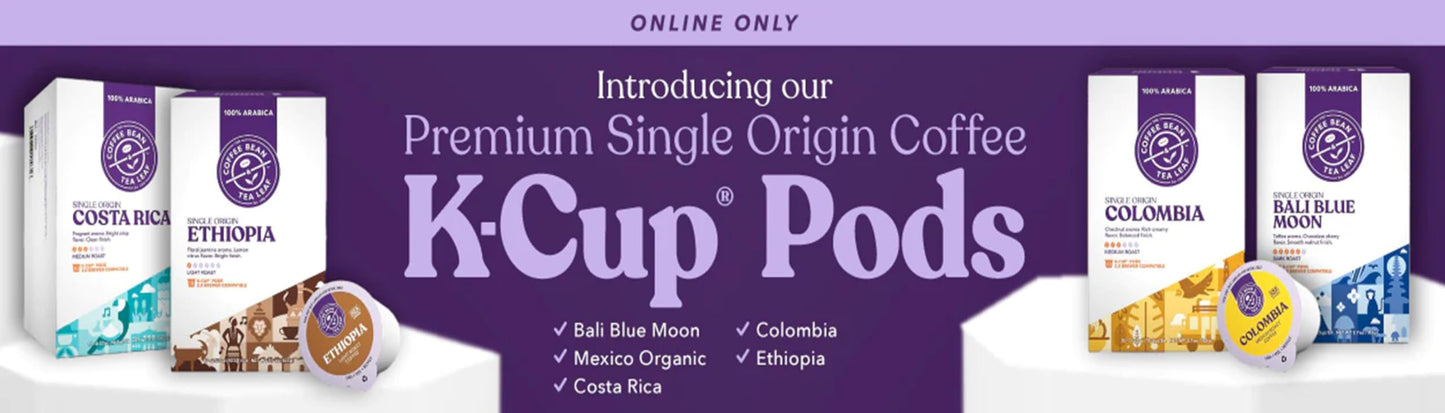 The Coffee Bean & Tea Leaf Colombia Single Origin Coffee K-Cups (Medium Roast, 10Ct)