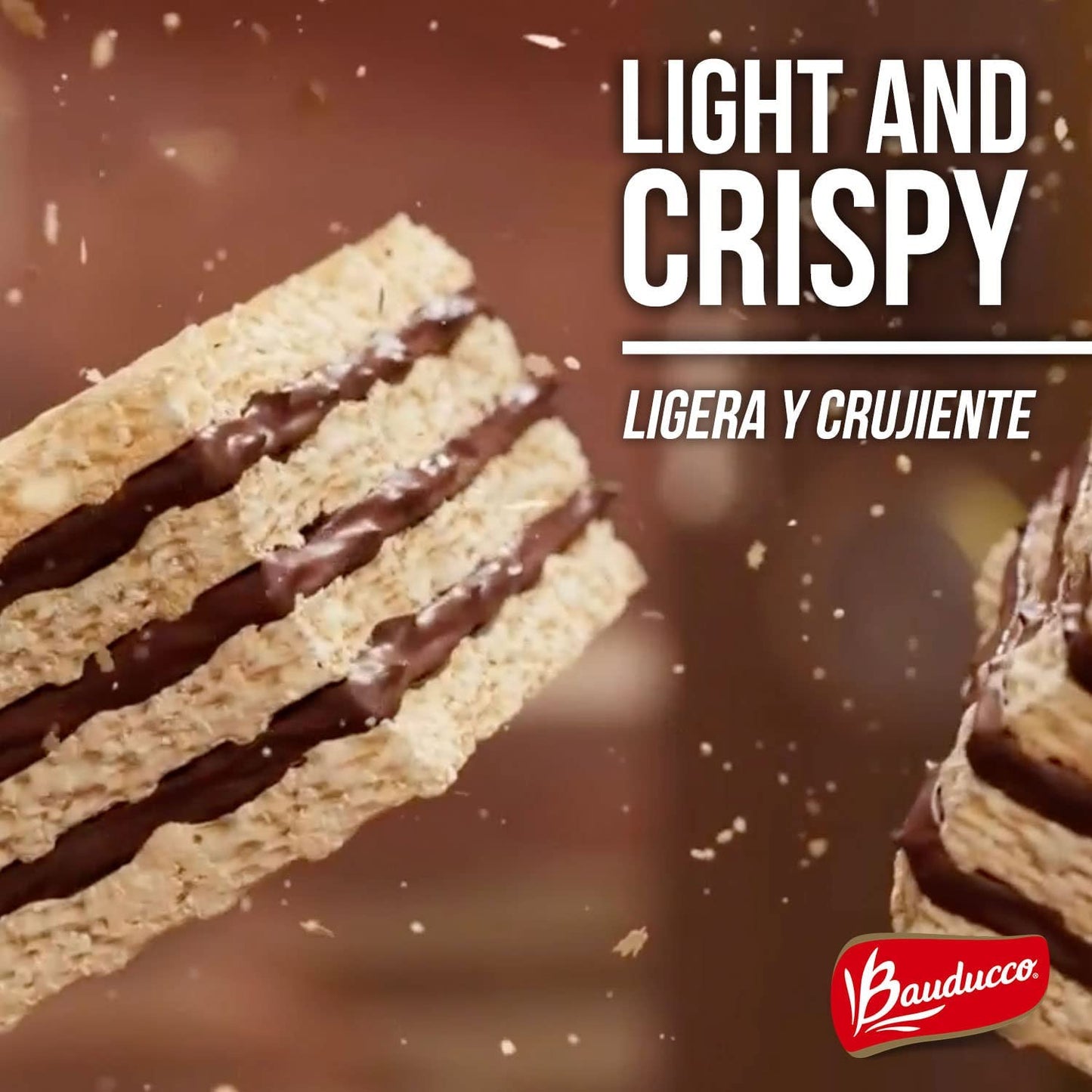 Bauducco Wafer Cookies - Chocolate, Vanilla & Strawberry 6-Pack - Wafer Cookies With 3 Layers Of Cream - Delicious Sweet Snack O