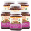Pride Of India - PACK of 6 - Indian Whole Dark Kidney Beans - Protein & Fiber Rich Rajma, 3 Pound Jar